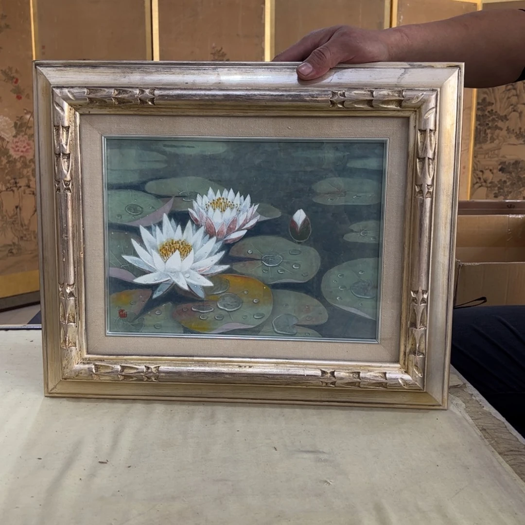 博***斋绘画屏风框画茶空间设计