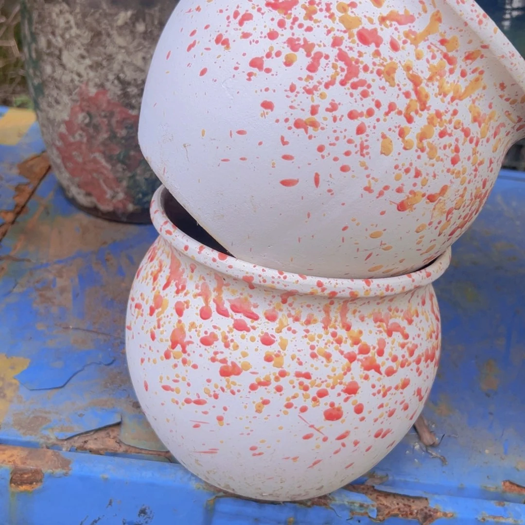 紫砂花盆高度16口径18