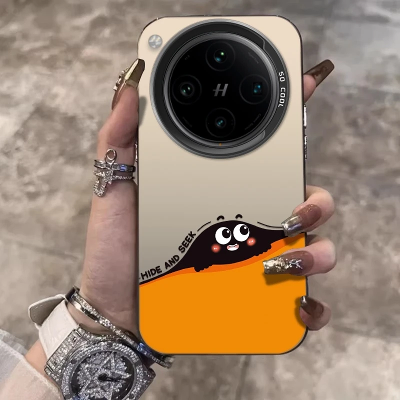 可爱煤球适用OPPOFindX8Pro手机壳新款X8s+创意X8ultra磨砂保护套