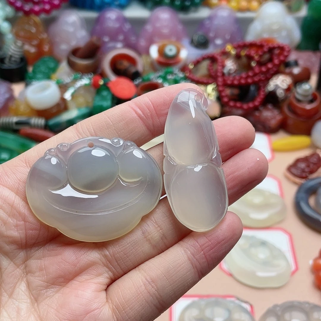 玛瑙/玉髓颈饰合金蒙***莎