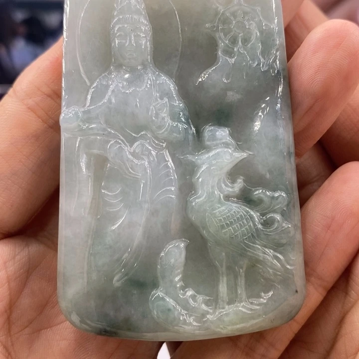 翡翠未镶嵌吊坠(不含链)无****51957