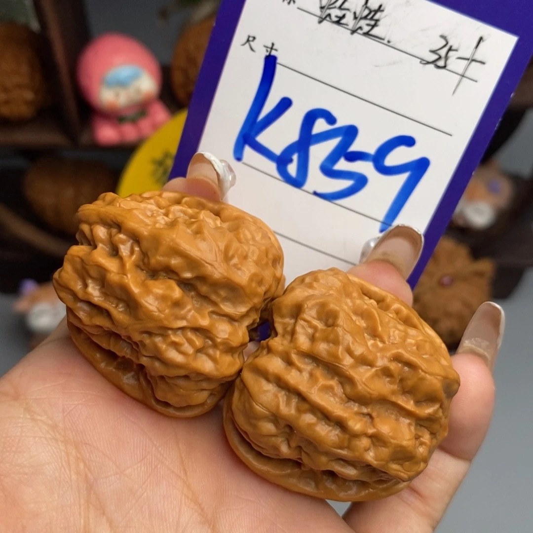 文玩核桃吊坠蛙蛙35