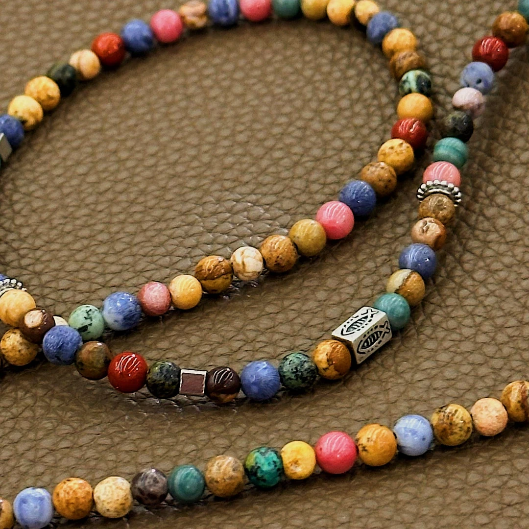 民族风  手作复古彩色饰品