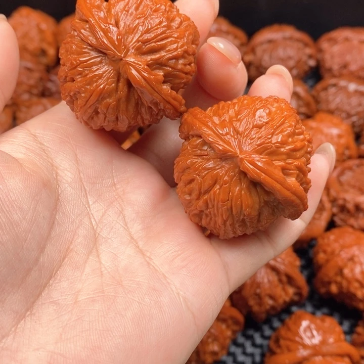 吊坠文玩核桃白狮子