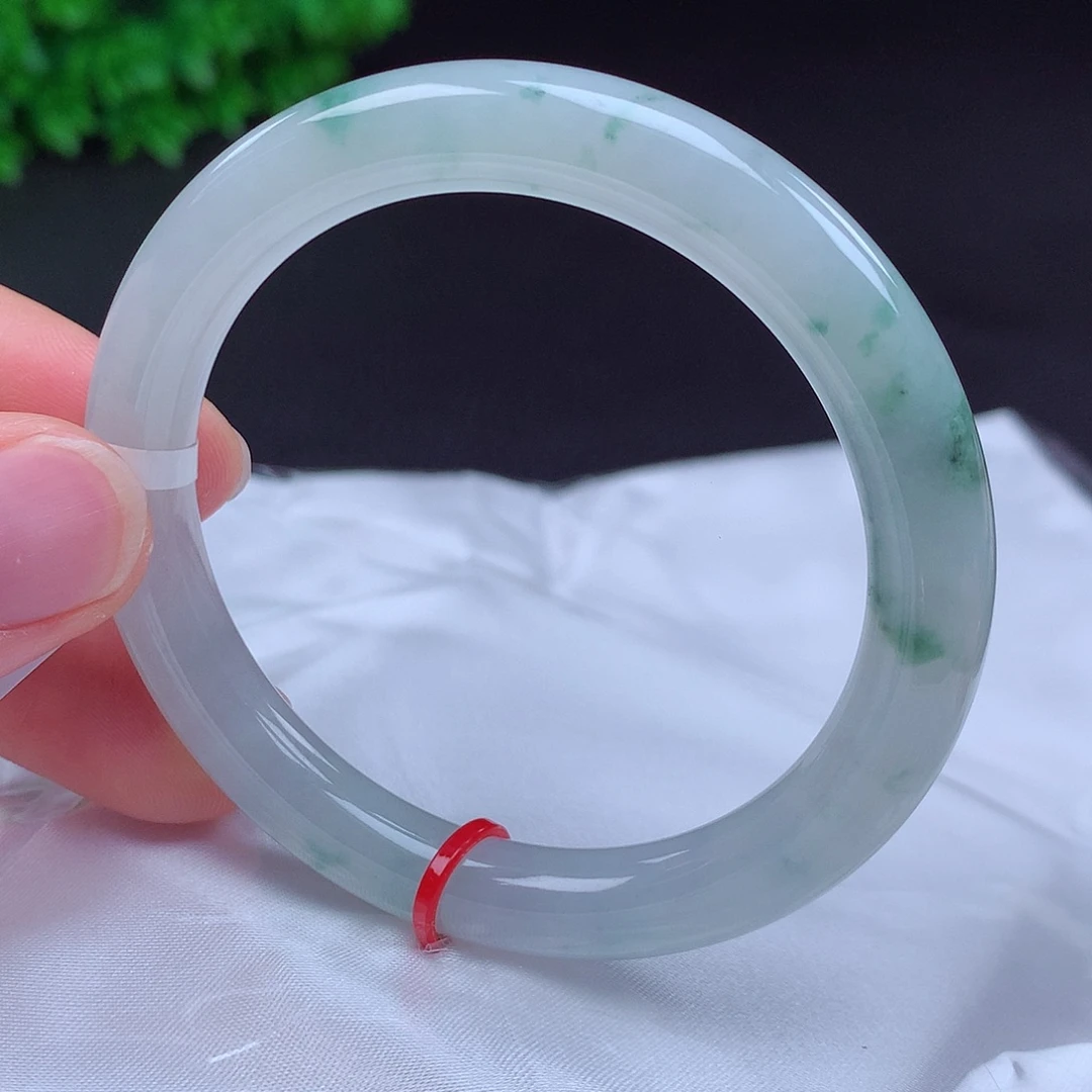 翡翠未镶嵌手镯52圈432115