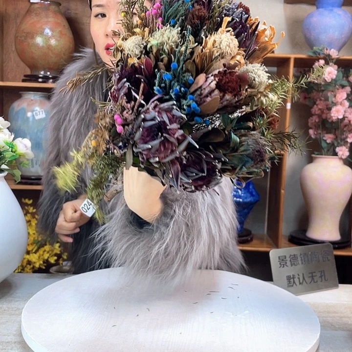 摆件香**合024 花花景德镇陶瓷艺术精品