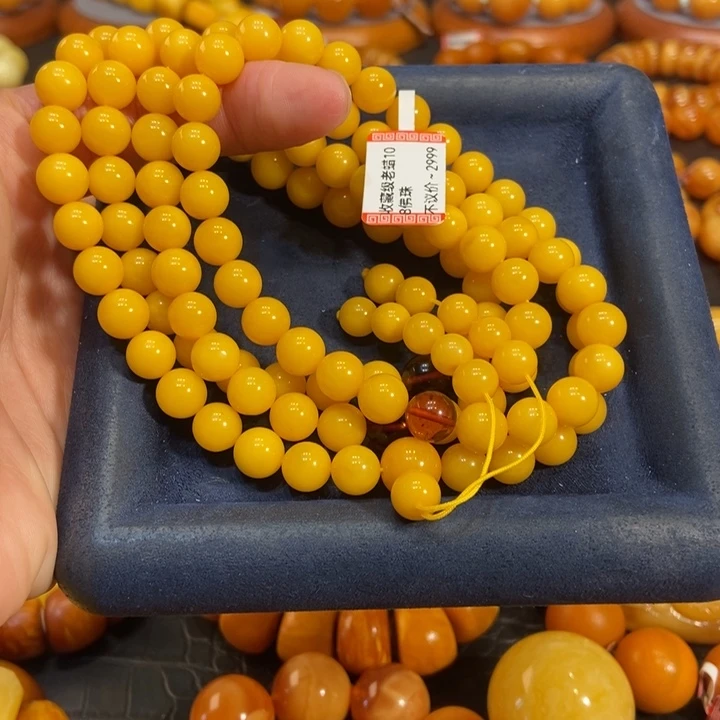 蜜蜡手链未镶嵌蜜蜡