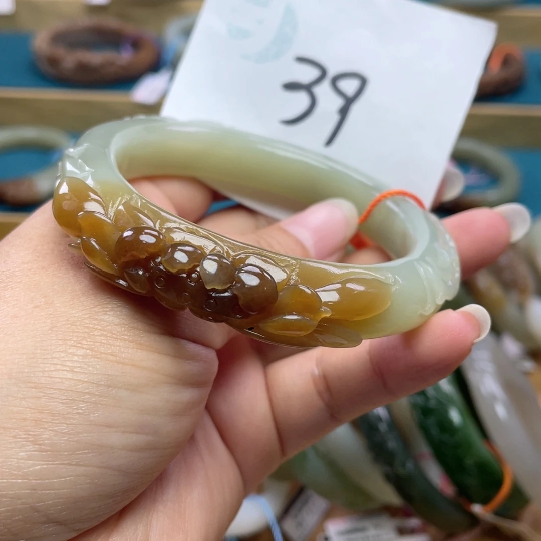 未镶嵌手镯和田玉圈口61