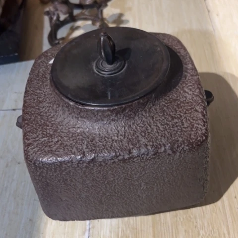 蜜安罐瓷香炉锡茶则