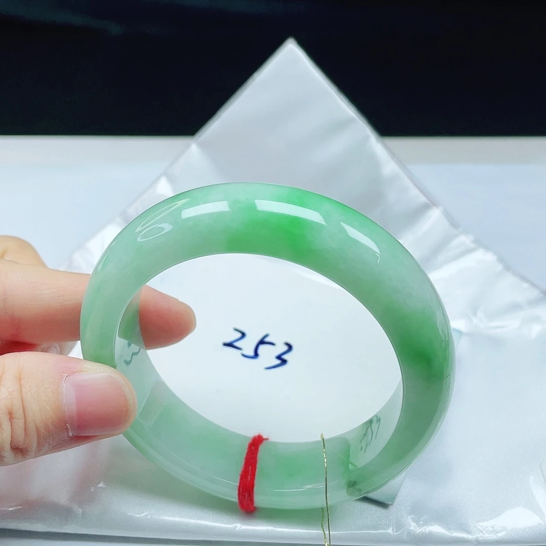 翡翠未镶嵌手镯58➕圈口