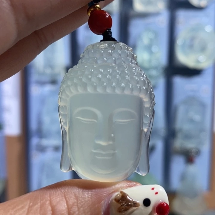 岫玉未镶嵌颈饰吊坠