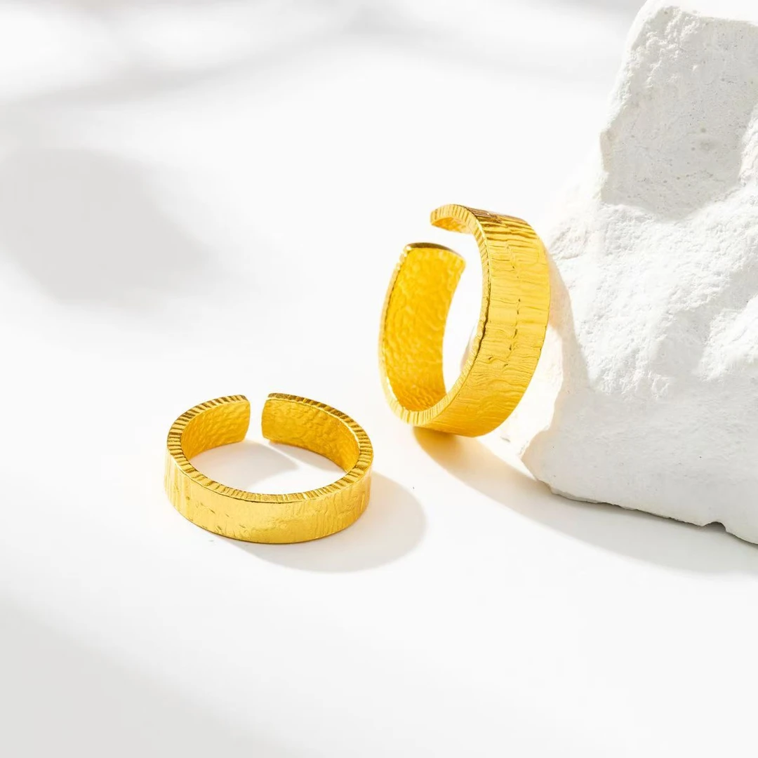 戒指 精品树纹戒指（活口可调节）