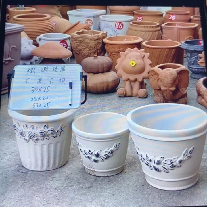 微瑕捡漏3个红陶