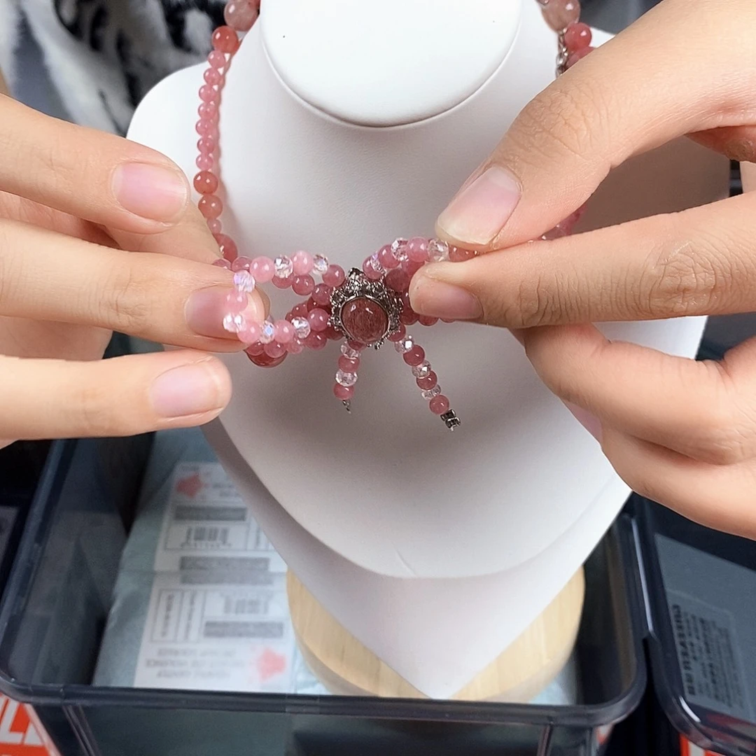 水晶手链银S925镶嵌