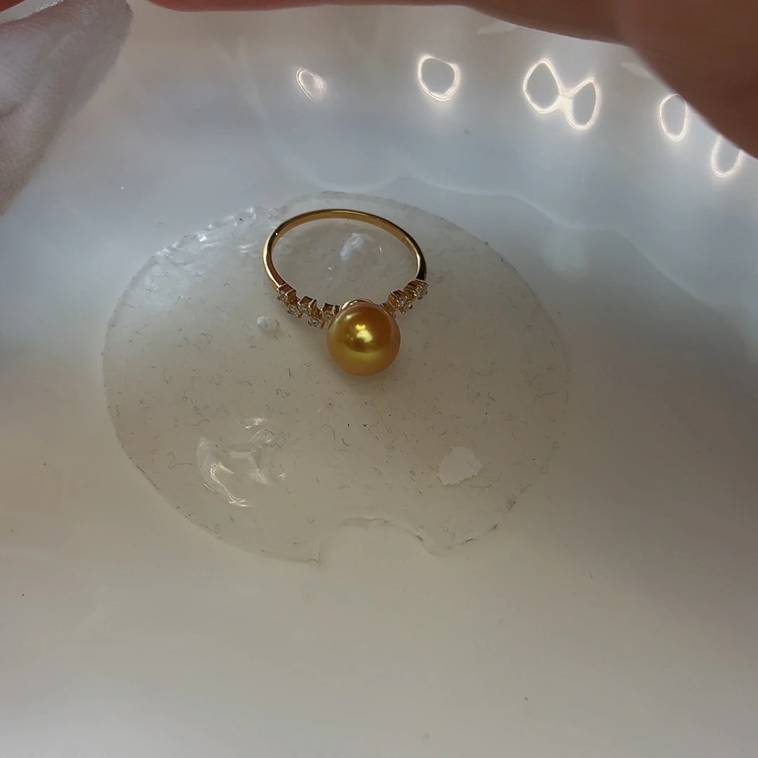 海水珍珠18K金镶嵌颈饰