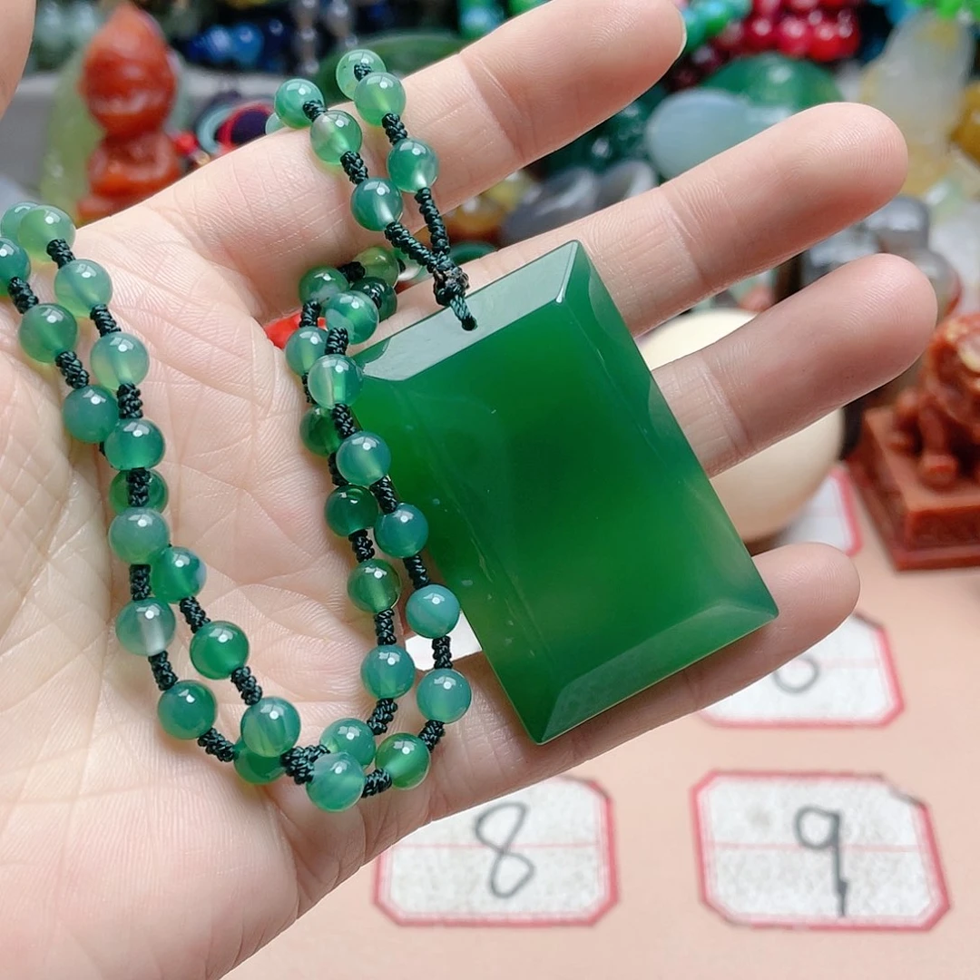 玛瑙/玉髓颈饰合金傻*哥