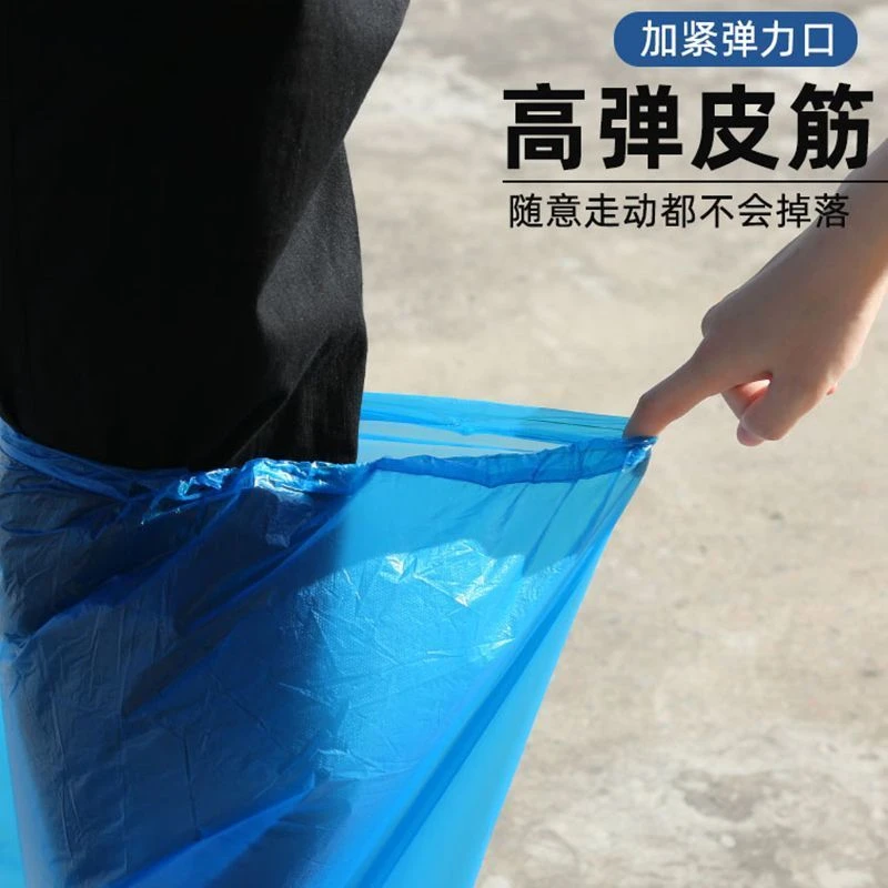 加厚透明鞋套一次性用品防雨鞋套防水雨靴脚套