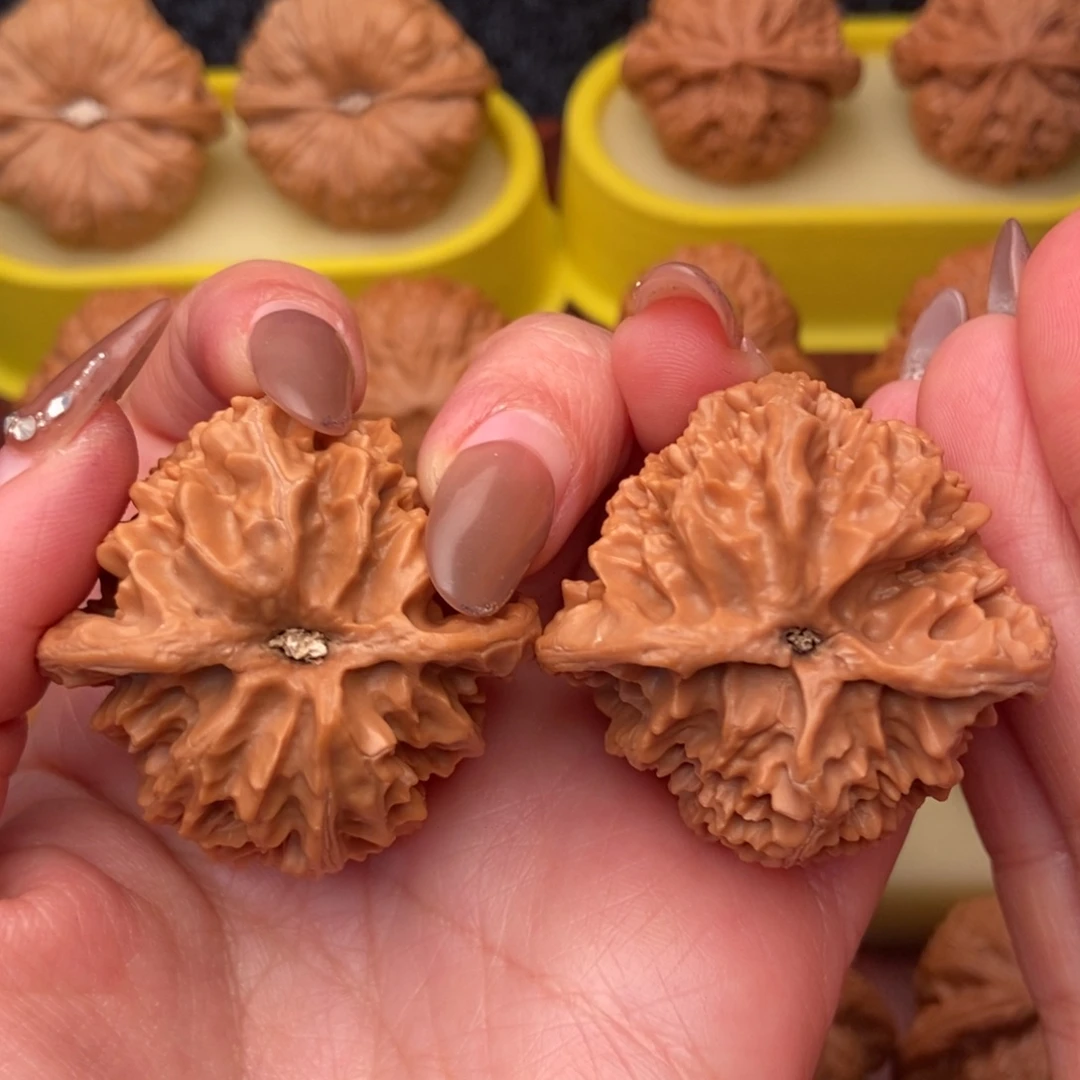 文玩核桃把件41苹果味“十字底”