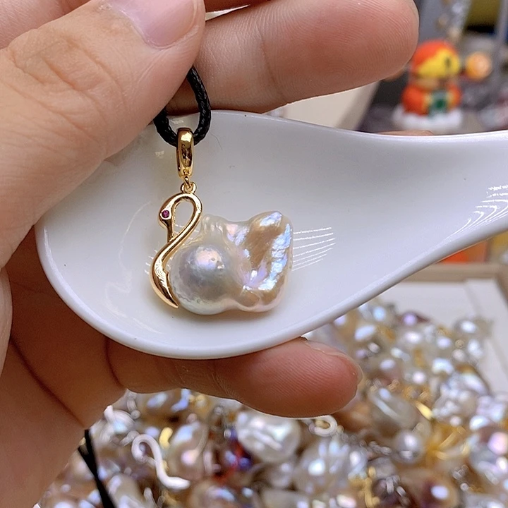 淡水珍珠未镶嵌颈饰393
