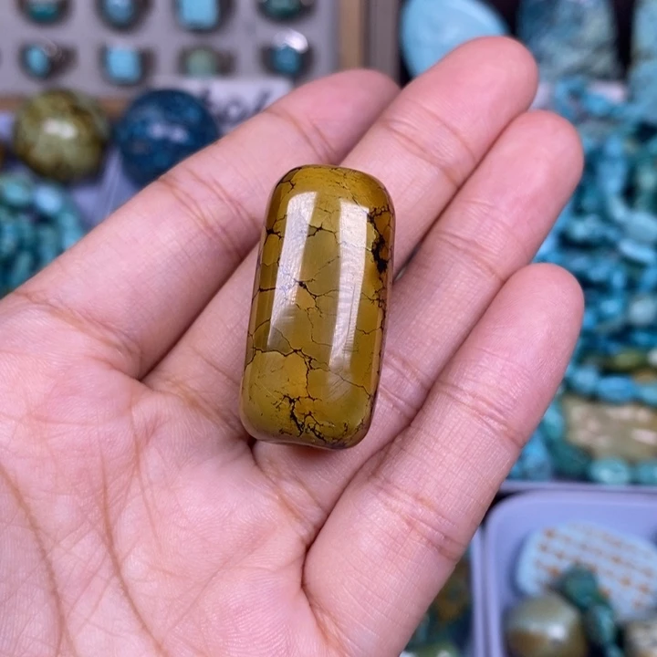 仗***涯未镶嵌绿松石颈饰