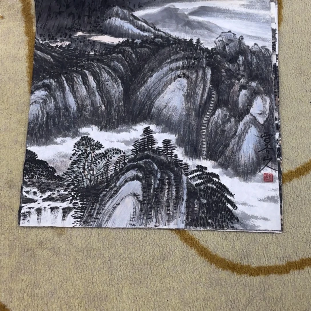 国画雪谷山人小品艺