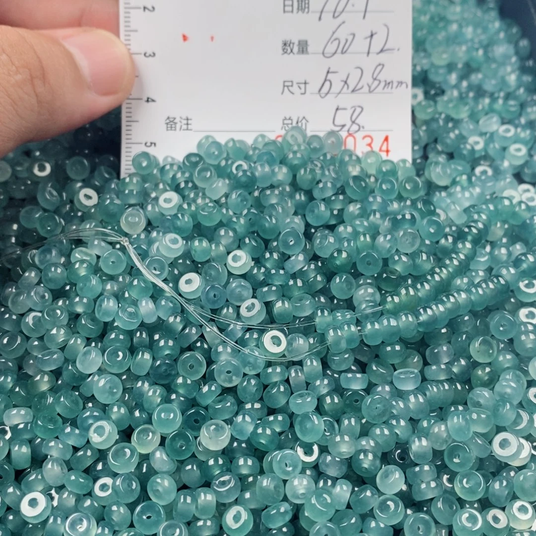翡翠未镶嵌手链翡翠散珠多样性发货自选