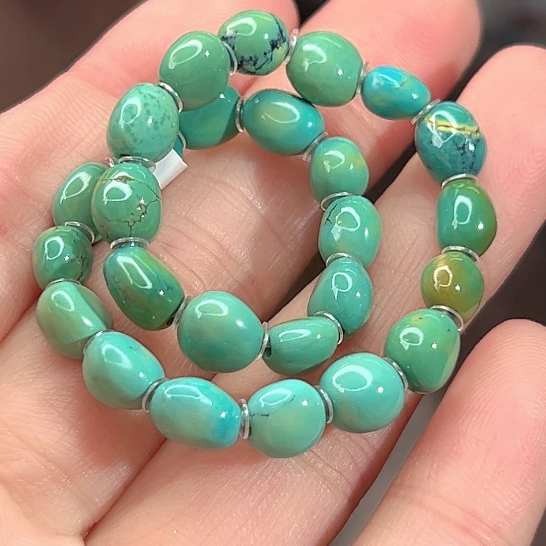 绿松石18K金镶嵌珠宝奇石