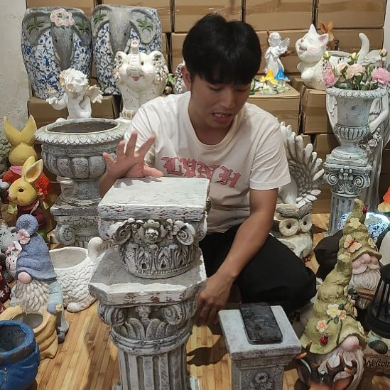 合成树脂罗马柱头头