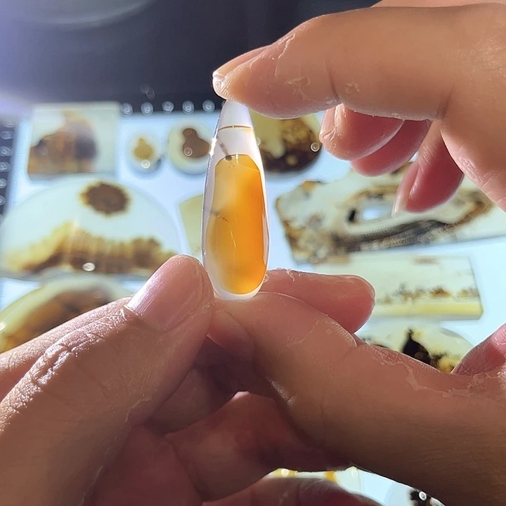 玛瑙/玉髓未镶嵌吊坠(不含链)