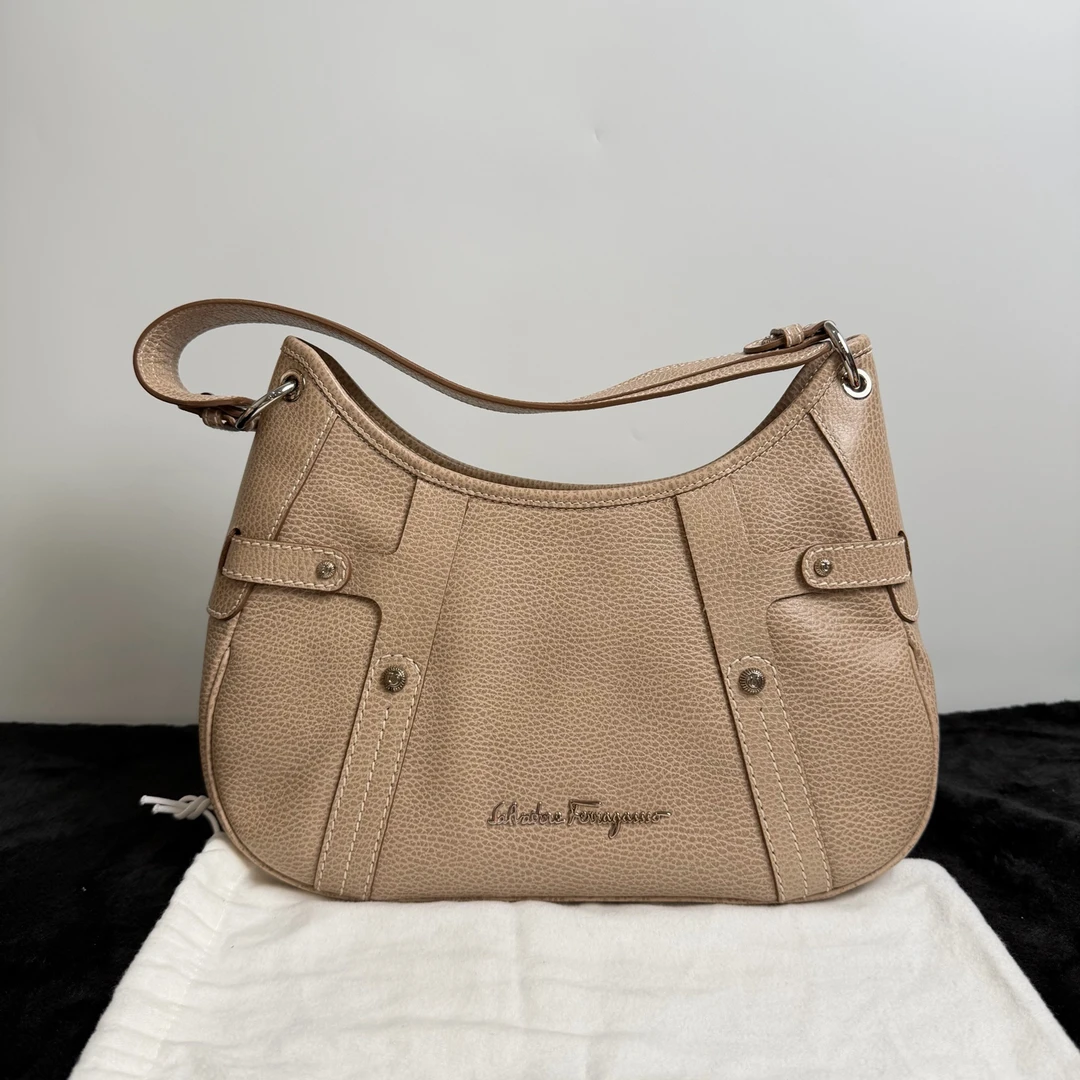 95新 FERRAGAMO/菲拉格慕 C120安则/单肩包/7158