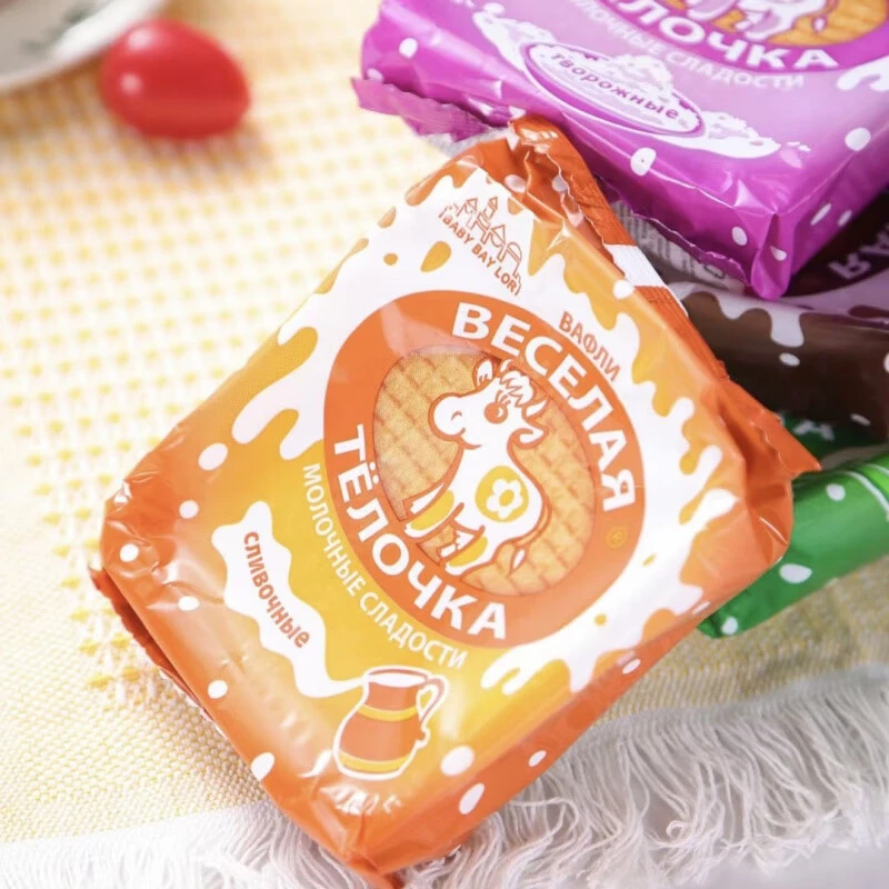 开心牛奶油口味拉丝饼