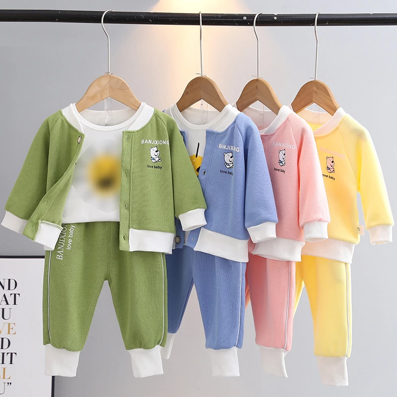【开春搭配】婴幼儿春秋季宝宝运动休闲套装男女童衣服潮款科学实验
