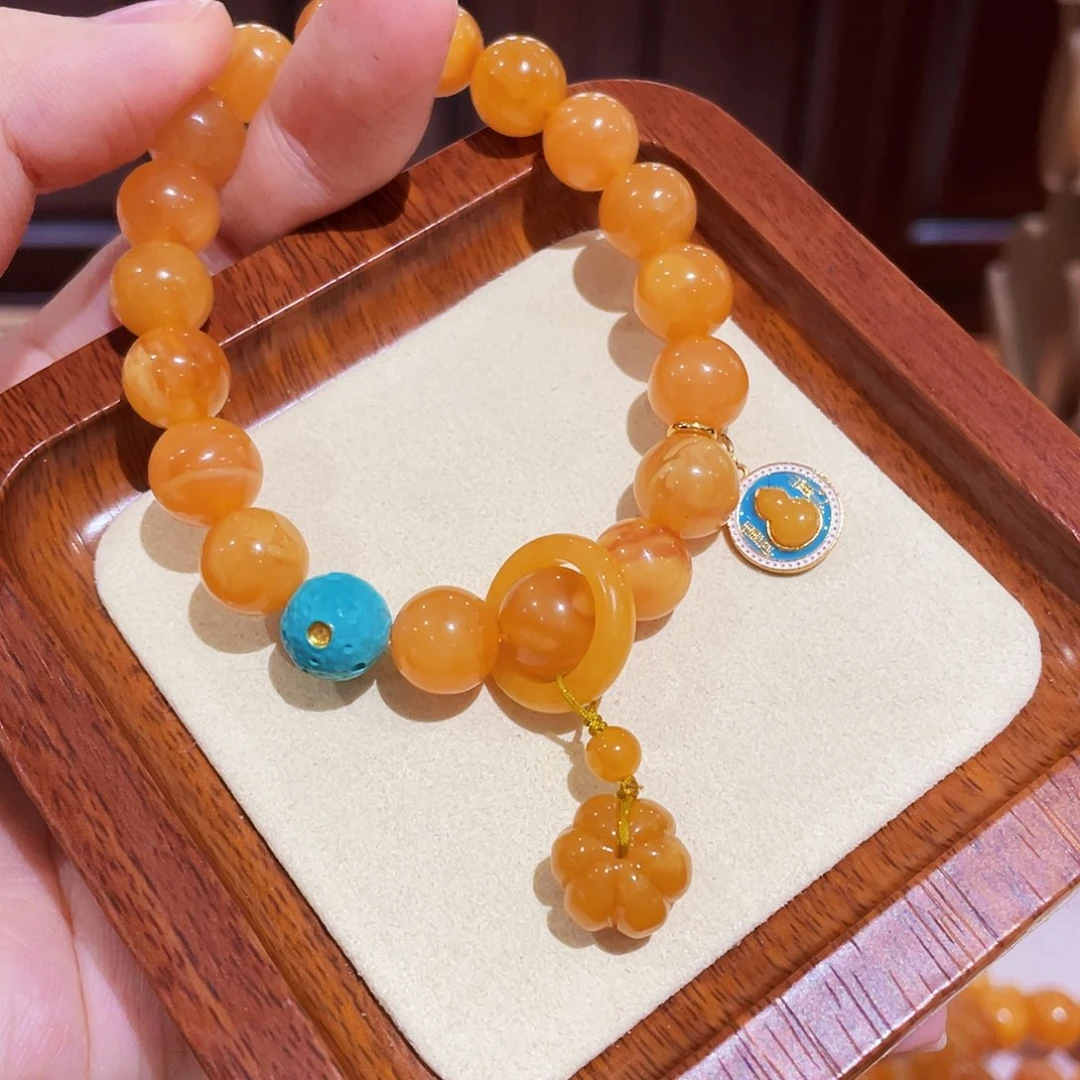 蜜蜡手链未镶嵌手串