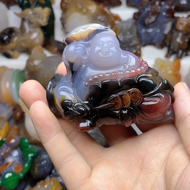 玛瑙/玉髓饰品未镶嵌混**王