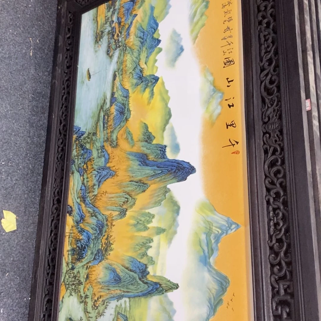 瓷片120*76 景德镇瓷板画柴窑烧制