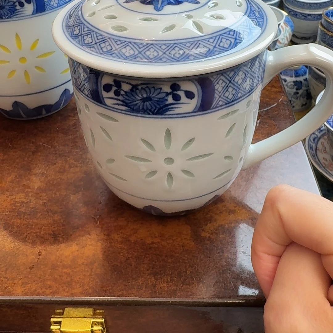 毅***摆件景德镇陶瓷杯陶瓷