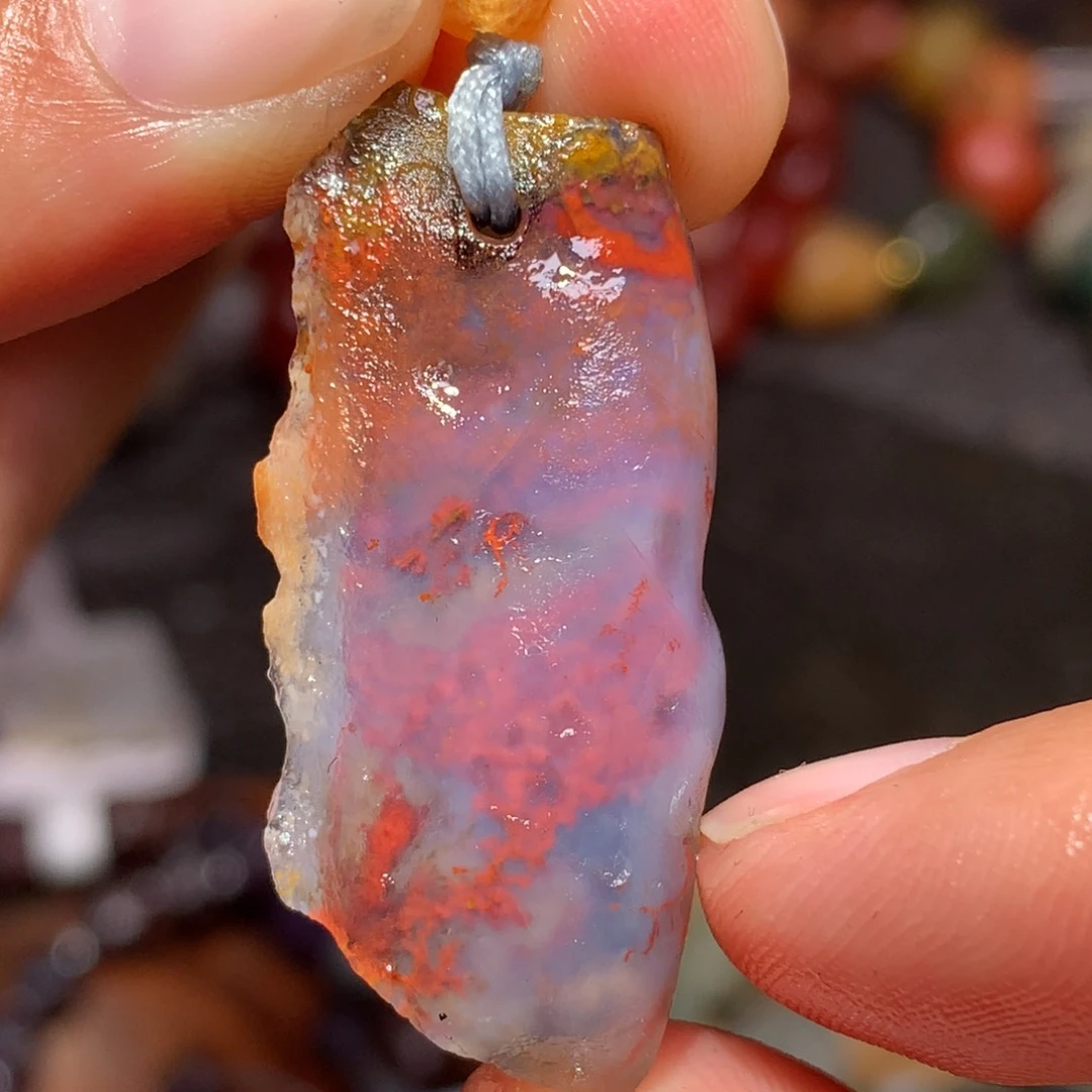 未镶嵌玛瑙/玉髓珠宝半成品