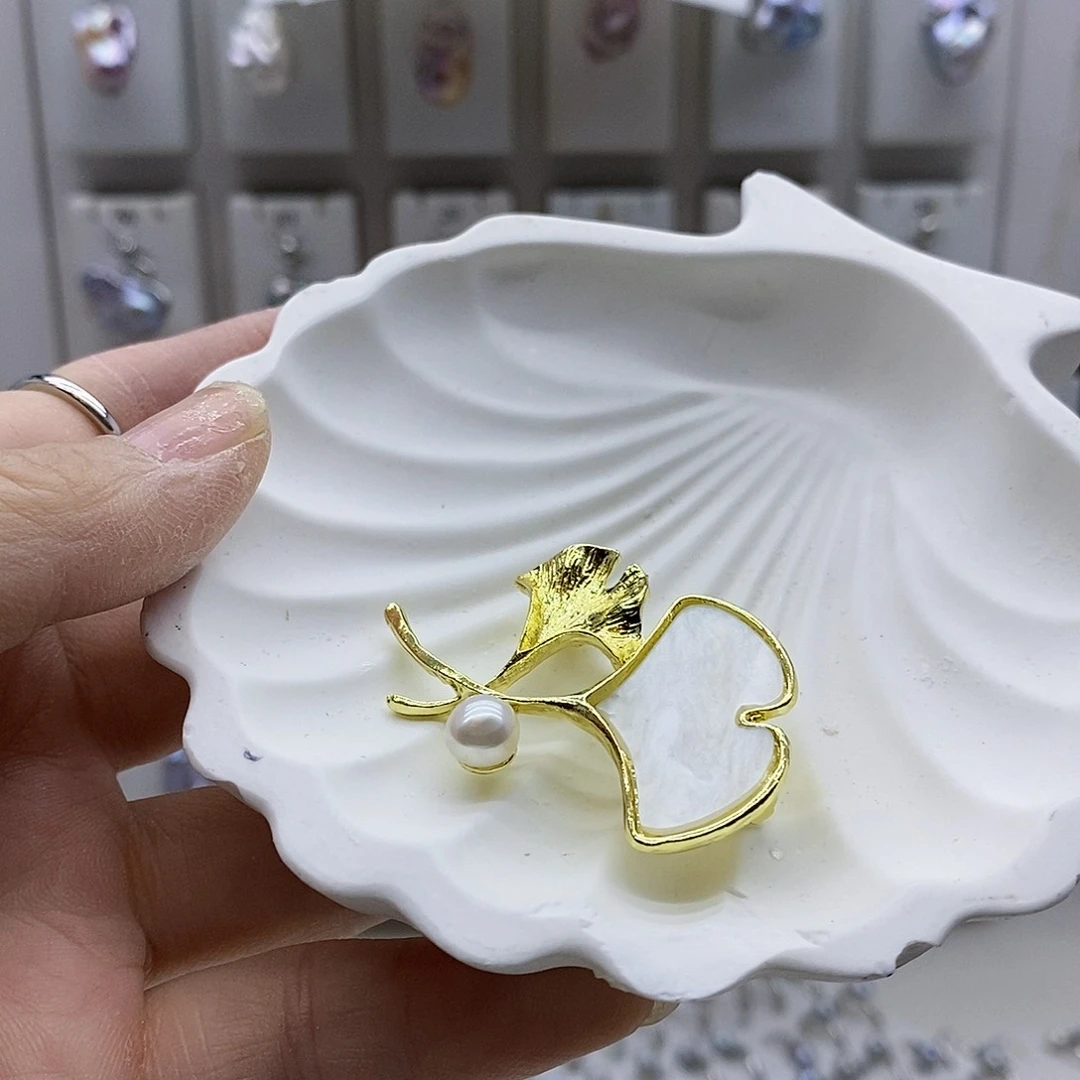 颈饰合金淡水珍珠