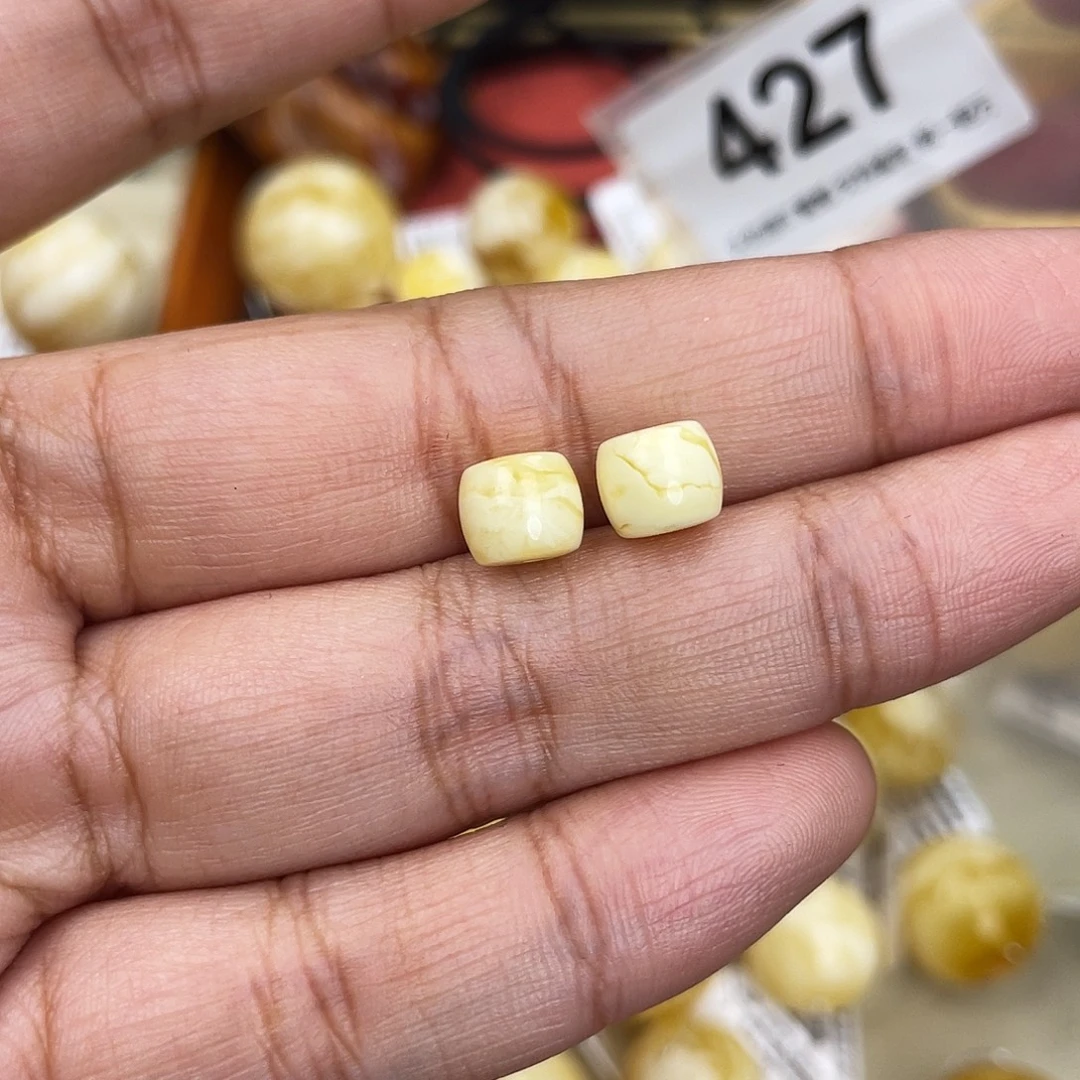 蜜蜡未镶嵌珠宝奇石粉8直切