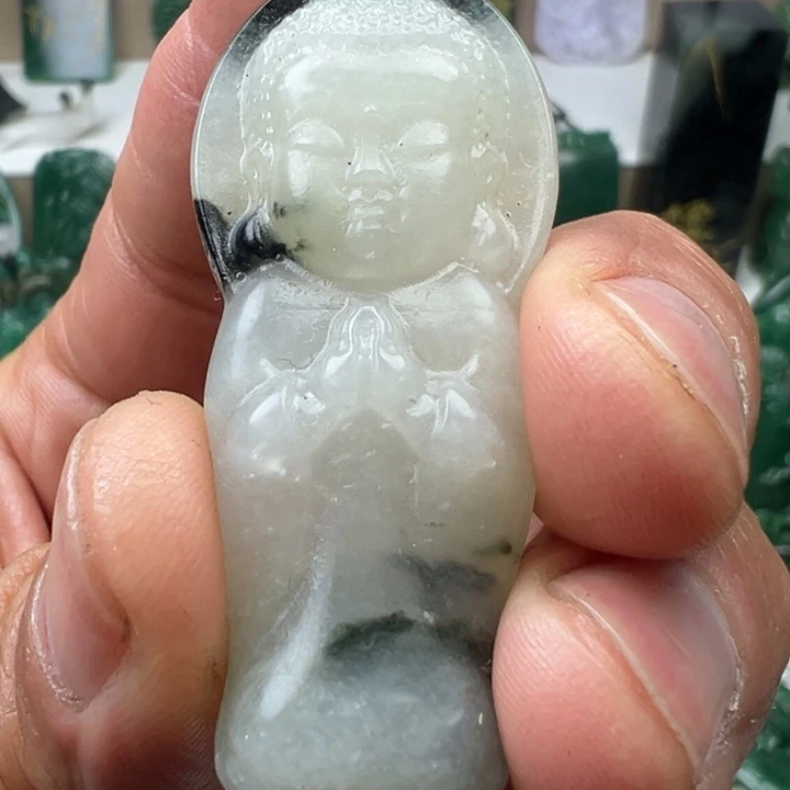 独山玉未镶嵌吊坠(不含链)