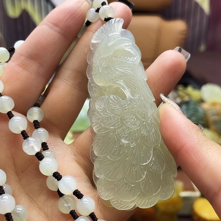 蛇纹石玉未镶嵌挂件