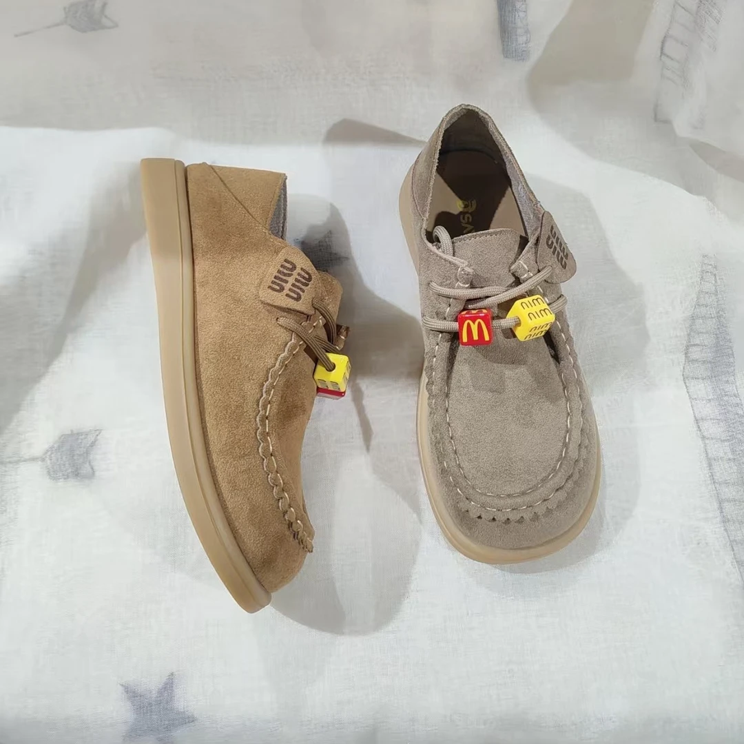 深口薄款平底袋鼠鞋勃肯鞋低帮韩版