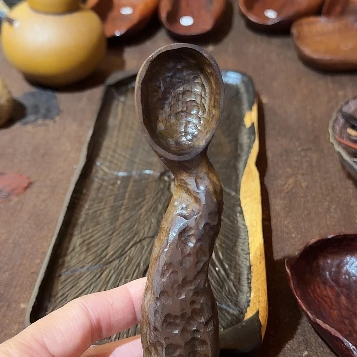 玲姐茶具木艺手工勺子