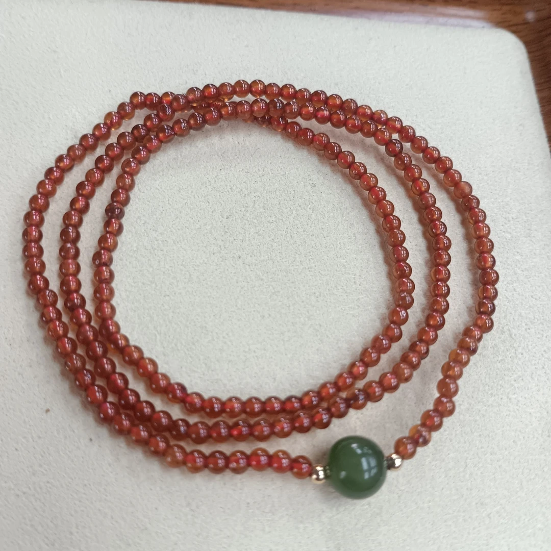 石榴石多圈3mm手串39.9