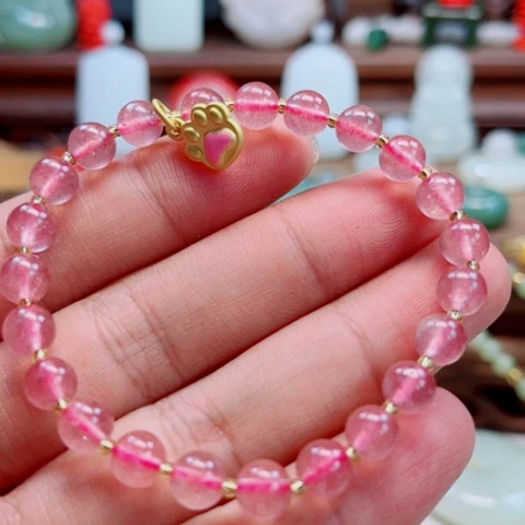 水晶手链未镶嵌多样性