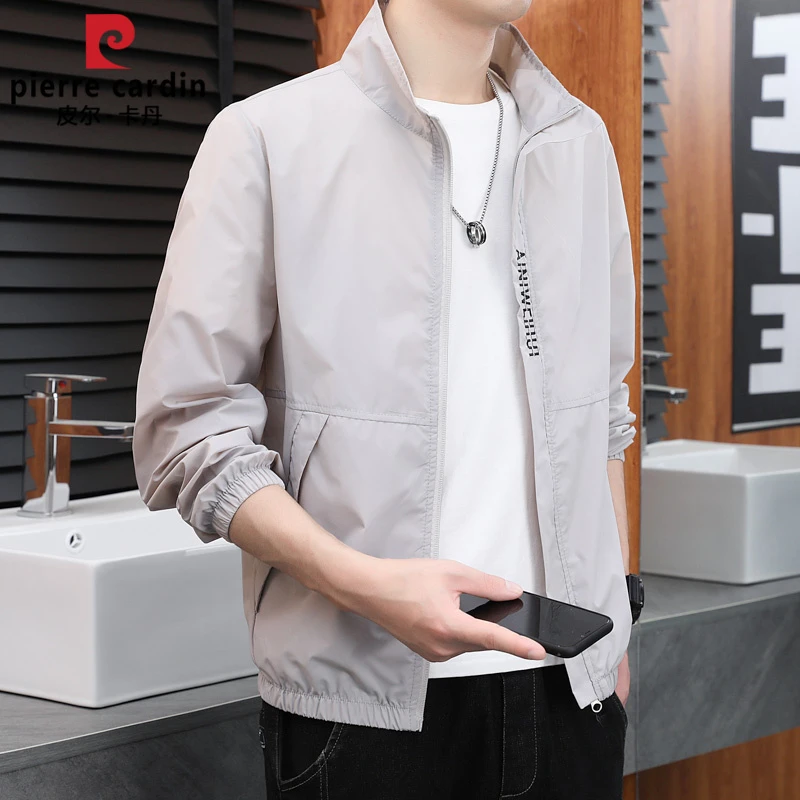 皮尔卡丹2025新款夏季超薄透气防晒衣男士休闲冰丝轻薄透气防晒服