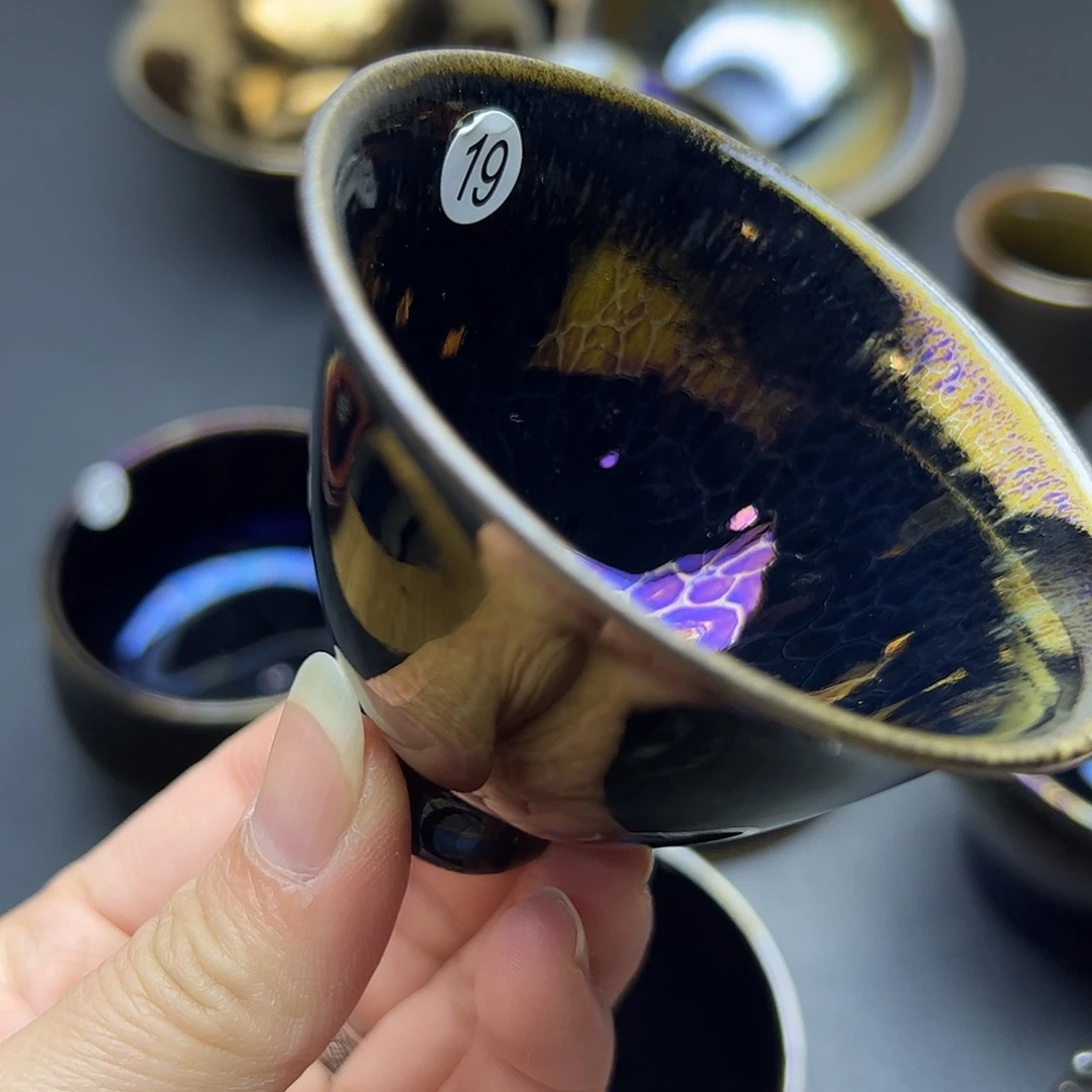 茶盏建窑建盏主人杯微瑕