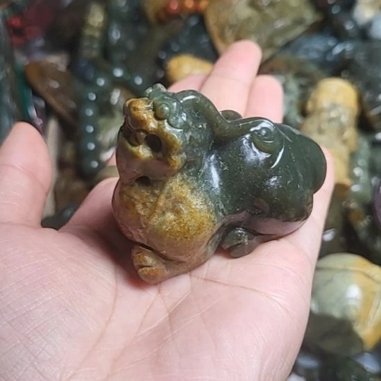 岫岩河磨玉（透闪石质玉）未镶嵌挂件