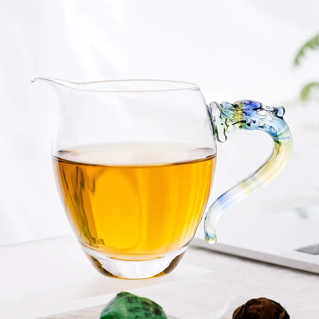 【轻奢】祥龙公道杯耐热玻璃家用公杯分茶器泡茶杯匀茶杯功夫茶具