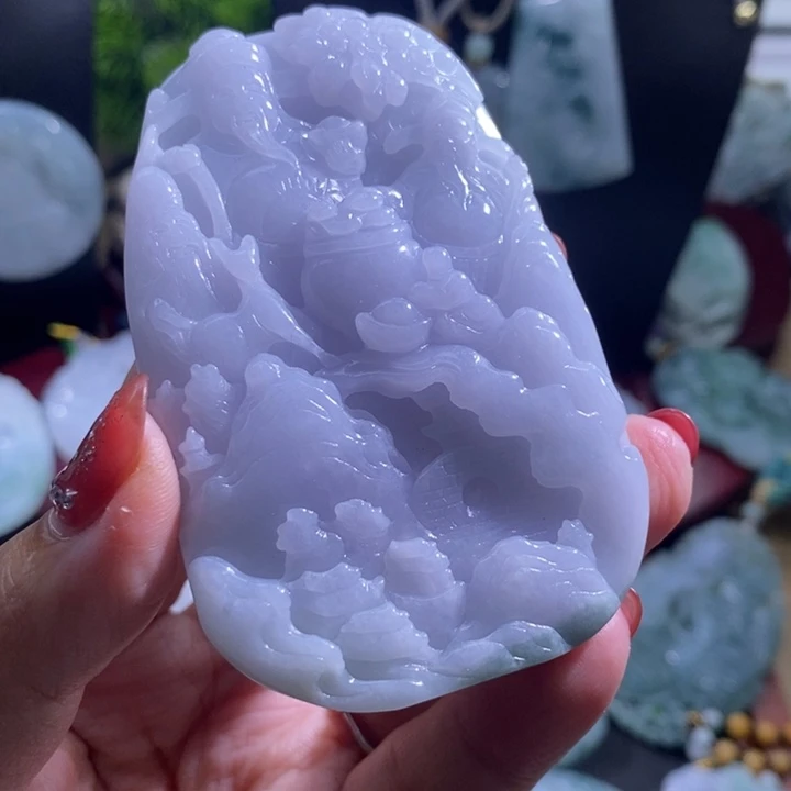 【闪购商品】颈饰未镶嵌翡翠福禄寿